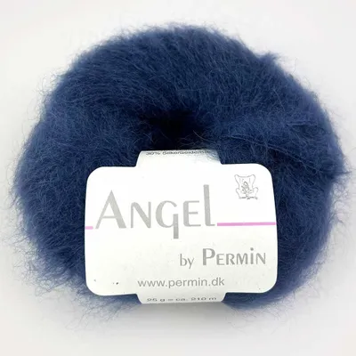 Zdjęcie produktu dla Angel by Permin – luksusowa przędza z moheru i jedwabiu (70/30) (100 navy)