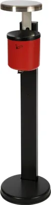 Produktbild von TKG Rondo senior Standaschenbecher rot abschließbar, 1 St.