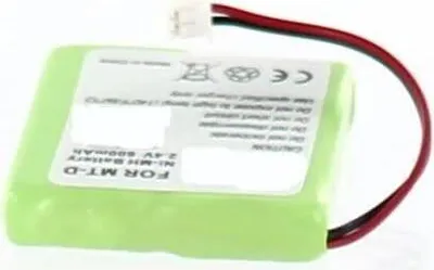 Produktbild von Akku für Tevion S63069 NiMH 2,4 Volt 500 mAh grün.