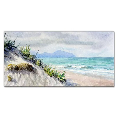 Produktbild von Coloray Bild aus Leinwand 120x60 Leinwand Dekoration -  Strand Natur
