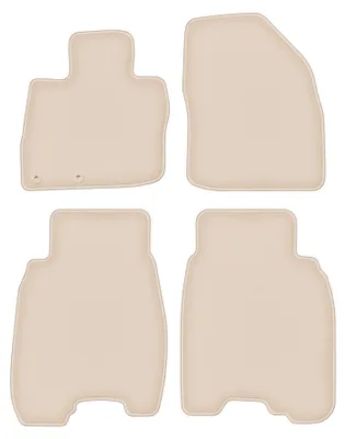Produktbild von DURBAN Beige Velours-Fußmatten-Set für Honda Civic VIII Schrägheck (2006-2012)