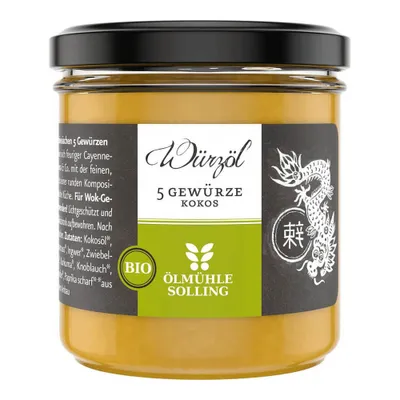 Immagine prodotto di Olio aromatizzato - 5 spezie, aroma di cocco, 100 ml, confezione da 2