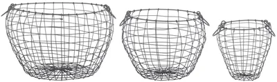 Produktbild von Esschert Design Drahtkorb Mittel bauchige Form - Metall