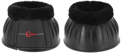Produktbild von Covalliero Hufglocken Gummi mit Teddy-Fleece Sprungglocken X-Full