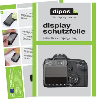 Produktbild von 2x Schutzfolie für Canon Eos 40D matt Displayschutzfolie Folie Display Schutz dipos