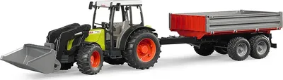 Obrázek produktu pro Bruder Claas Nectis 267 F s čelním nakladačem a sklápěcím přívěsem