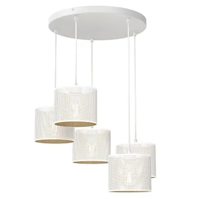 Produktbild von Luminex Pendelleuchte 'Jovin' in weiß aus Metall