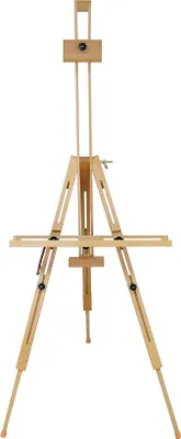 Imagen del producto de Trípode de caballete de madera de haya, plegable, para artistas