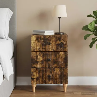 Zdjęcie produktu dla Maison Exclusive - Komoda nocna z drewna dębowego, wymiary: 43 x 41 x 66,5 cm