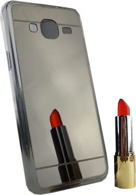 Produktbild von Samsung Galaxy J3 2016 Handy Hülle Spiegel Mirror Soft-Case Schutz-Cover Schwarz