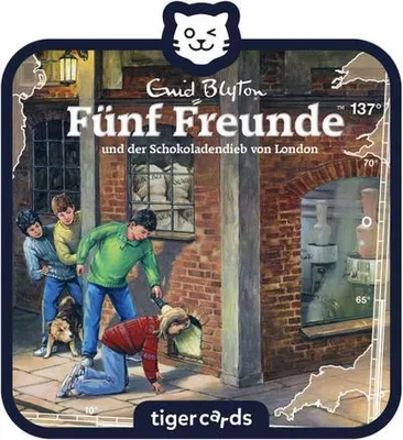 Produktbild von tigercard - Fünf Freunde - und der Schokoladendieb von London