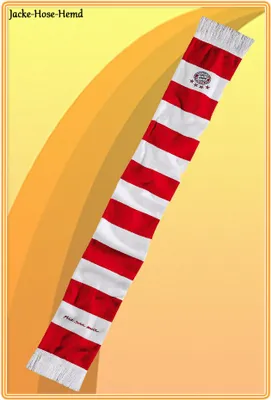 Produktbild von Schal Fanschal FC Bayern München Block Rot/Weiß FCB Gr. 17x140cm