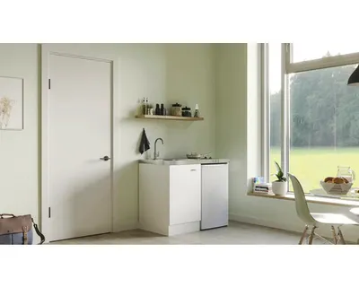 Obrázek produktu pro Minikuchyně se spotřebiči Flex Well Wito 100 cm barva čela matně bílá barva korpusu bílá