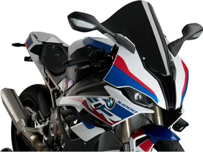 Produktbild von PUIG 3641N R-Racer Scheibe passend fuer BMW S1000RR Schwarz