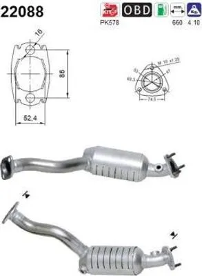 Zdjęcie produktu dla Katalizator Honda Jazz Ii 1,2 1,4 02-