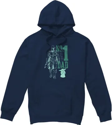 Productafbeelding van Star Wars: The Mandalorian - "No. 1 Dad" hoodie voor heren, model TV4461 (XL), marineblauw