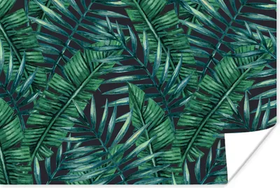 Produktbild von MuchoWow® Poster Blätter - Tropisch - Dschungel - Natur 180x120 cm - Fotoplakat