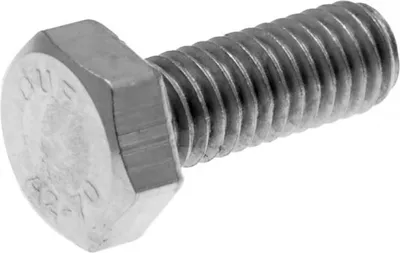 Immagine prodotto di Viti a testa esagonale DIN933 M6x16 completamente filettate in acciaio inox A2 (50 pezzi)