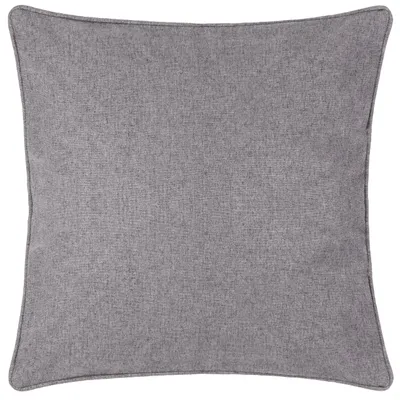 Kissenbezug 45x45 cm, Wendekissenbezug aus Polyester, Anthrazit