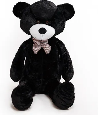 Obrázok produktu pre Gustaw Teddy Bear Large XXL (Black, 130cm) Classico - plyšový medveď, plyšová hračka XXL, plyšová hračka Giant Teddy