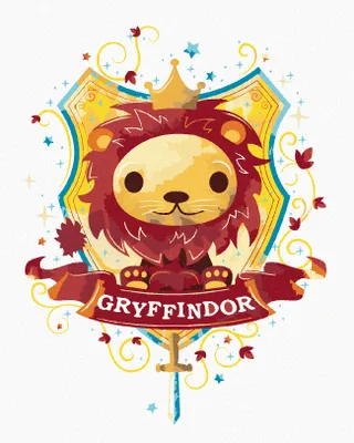 Produktbild von Zuty - Malen nach Zahlen - GRYFFINDOR (HARRY POTTER), 40x50 cm, ohne Keilrahmen