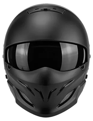 Zdjęcie produktu dla Kask motocyklowy, skorupa z ABS, certyfikat DOT, matowy, czarny, rozmiar XL