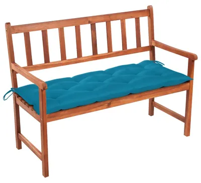 Produktbild von vidaXL Gartenbank mit Auflage 120 cm Massivholz Akazie