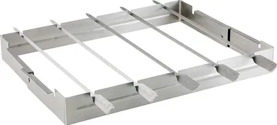 Image de Barbecook 2230026000 Support pour brochettes de barbecue, acier inoxydable pour 5 brochettes