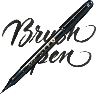 Obrázek produktu pro Kaligrafická štětcová fixa COPIC Brush Pen, černá