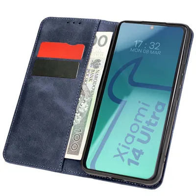 Produktbild von Bizon Case Pocket Pro Xiaomi 14 Ultra marineblau