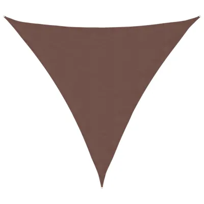 Obrázek produktu pro vidaXL Sun Sail Oxford Fabric Trojúhelníková 3x3x3 m Hnědá