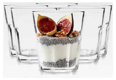 Produktbild von Dessertgläser Set mit 6 Stück, 270 ml, aus Glas, für Eis und Desserts, spülmaschinenfest