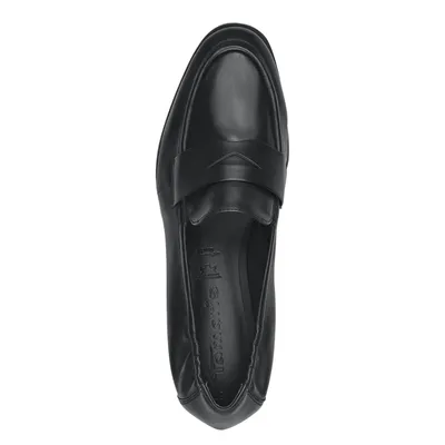 Produktbild von Tamaris Damen Slipper Leder Penny Loafer klassisch elegant 1-24210-42, Größe:37 EU, Farbe:Schwarz