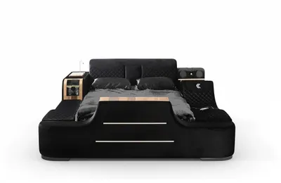 Image de Lit avec tv Ascenseur Télévision Multifonction Lits Lit double Chambre à coucher Meubles