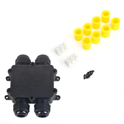 Immagine prodotto di Scatola di giunzione impermeabile in plastica M686 per cavi esterni, scatola di giunzione a 4 vie tipo H, IP68