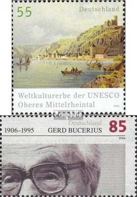 Produktbild von Briefmarken BRD (BR.Deutschland) 2006 Mi 2536,2538 (kompl.Ausg.) gestempelt Naturerbe