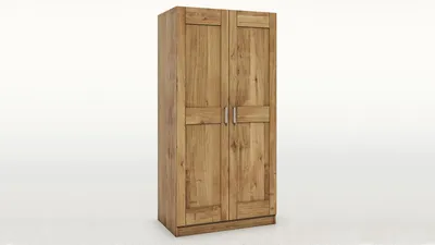 Produktbild von Kleiderschrank Toni 2 Schrank in Wildeiche teilmassiv 102 cm