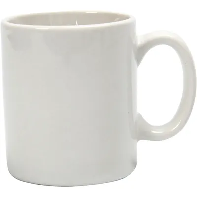 Produktbild von Creativ Company Becher, H: 7 cm, T 6 cm, 120 ml, weiß, 1 Stück