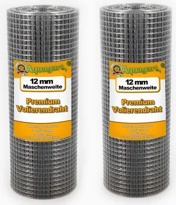Obrázok produktu pre 15 m x 0,5 m drôtené pletivo pre voliéry zvárané drôtené pletivo plot žiarovo pozinkované