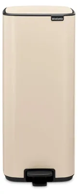 Imagen del producto de Cubo de basura Brabantia Treteimer Bo, 30 litros, color beige suave