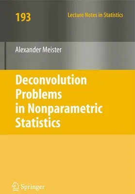 Zdjęcie produktu dla Deconvolution Problems in Nonparametric Statistics