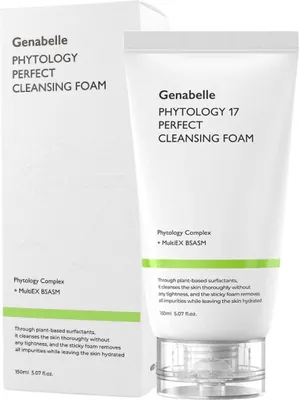 Zdjęcie produktu dla Genabelle Phytology 17 Perfect Cleansing Foam 150 ml - oczyszczająca pianka do mycia twarzy