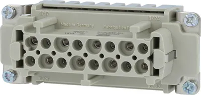 Produktbild von HART Kontaktein. Han 16 ES-F 09330162716 mit Käfigzugfederanschluss