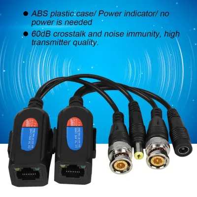 Obrázok produktu pre Vysielač Balun, vysielač Video Balun, vysielač Audio Balun, vysielač pre HDCV, vysielač pre HDTVI