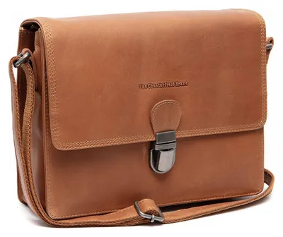 Productafbeelding van The Chesterfield Brand schoudertas Lunor Flapoverbag Cognac bruine