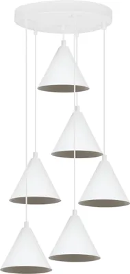 Obrázek produktu pro Závěsné svítidlo SOHO bílé 6 světel 14cm E14