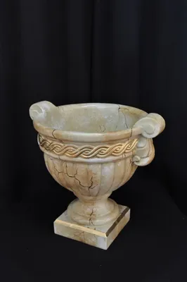 Zdjęcie produktu dla Design XXL Obst Schale Vase Ellipse Vasen Antik Schalen Deko Dekoration 834 46cm