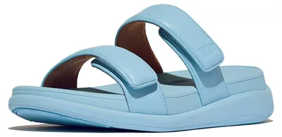 Produktbild von FITFLOP FitFlop F-Mode Go Adjustable Flatform Two-Bar Slides BLAU 39
