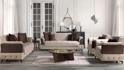 Produktbild von Sofagarnitur 3+2+1+1 Sitzer Textil Luxus Komplett JVmoebel