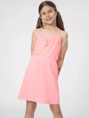 Produktbild von 4F Kinder Kleid Rosa 4FJSS23TDREF026-56S Grösse 140